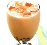木瓜珍珠冰奶茶 Pawpaw Pearl Milk Tea